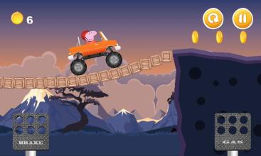 Peppa Hill Climb Pig Racing截图1