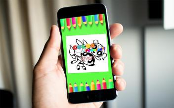 Coloring Powerpuff Kids截图1