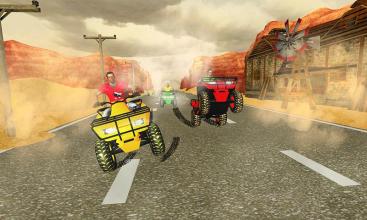 Quad Bike Mountain Racing - Endless Quad Bike Rush截图2