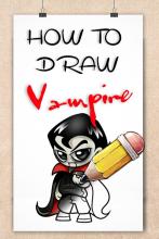 How to draw Vampire step by step截图1