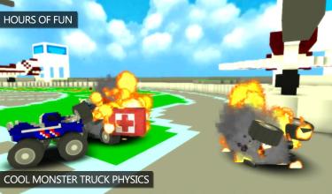 Blocky Monster Truck Smash截图3