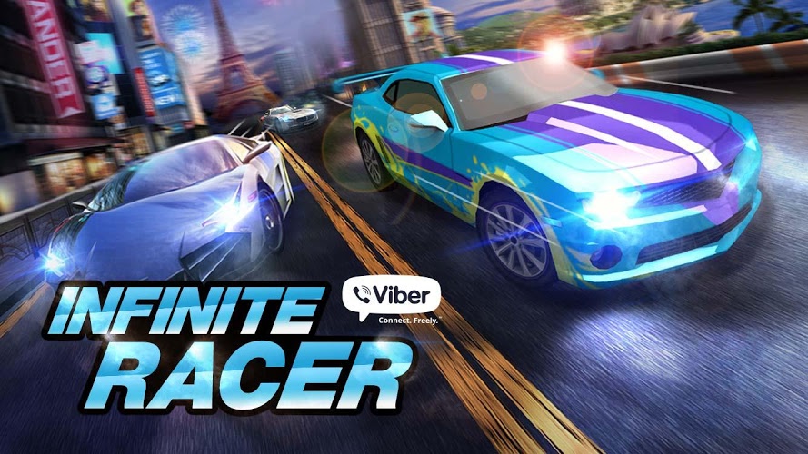 Viber Infinite Racer截图1