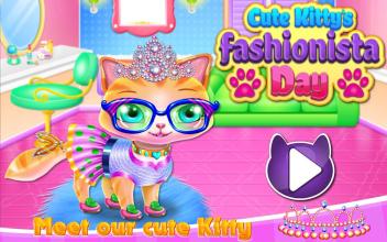 Cute Kitty Fashionista Day截图1