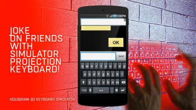 Hologram 3D keyboard simulator截图2