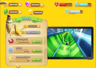 Banana Subway minion Rush 3D截图1