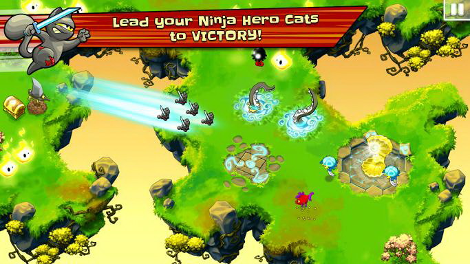 Ninja Hero Cats截图1