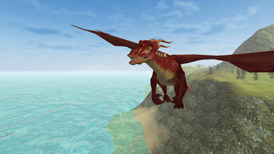 Flying Fire Drake Simulator 3D截图5