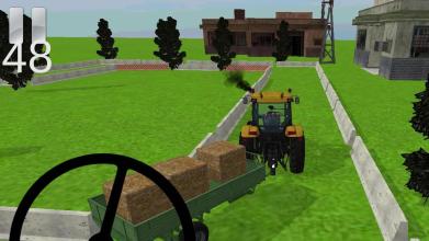 Tractor Drive: Hay Cargo in Farm Transport 3D截图2