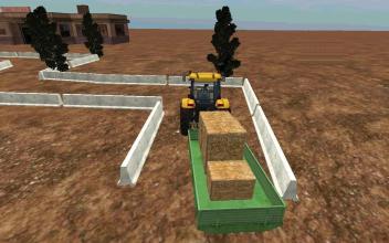 Tractor Drive: Hay Cargo in Farm Transport 3D截图1