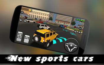 City Parking Sports Car Driving Test Simulator 3D截图3