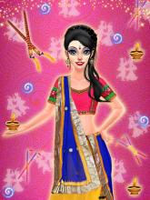 Navratri Fashion Salon - Makeover and Dressup Game截图1