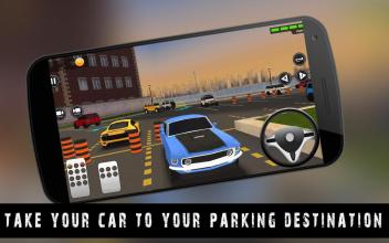 City Parking Sports Car Driving Test Simulator 3D截图2