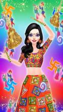 Navratri Fashion Salon - Makeover and Dressup Game截图2