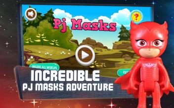 Cute Pj Owlette Masks Adventure Game截图1