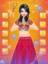 Navratri Fashion Salon - Makeover and Dressup Game截图5