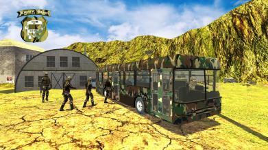 Offroad Uphill US Army Bus Driver Soldier Duty截图1