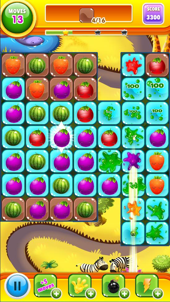 Fruits Garden - Match 3截图4