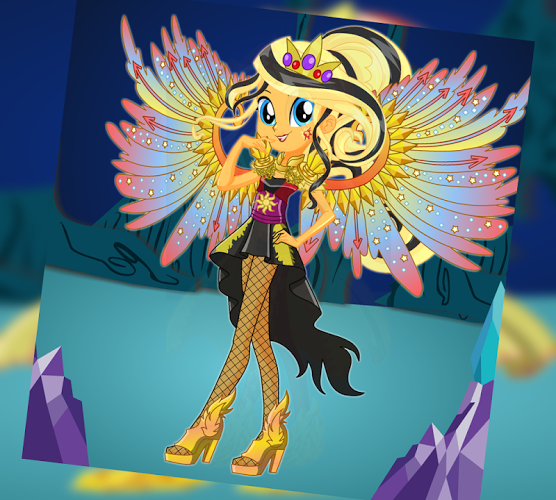 Dress Up Sunset Shimmer Games截图2