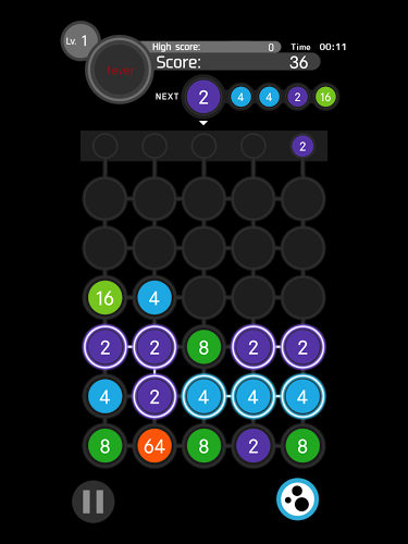 [爽快知的パズル]ナンバードロップ截图5