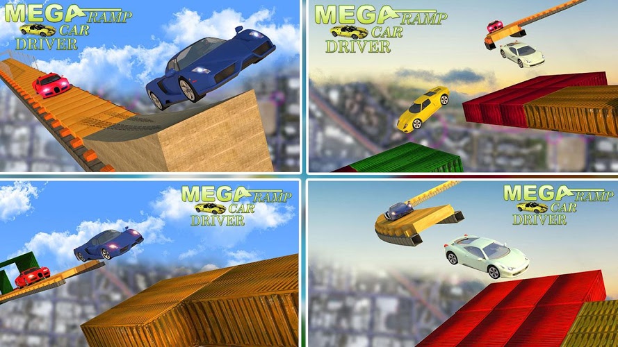 Mega-ramp car driver simulator截图3