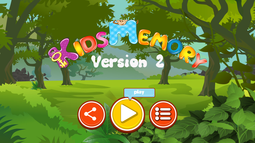 Memory Kids Game V2截图1