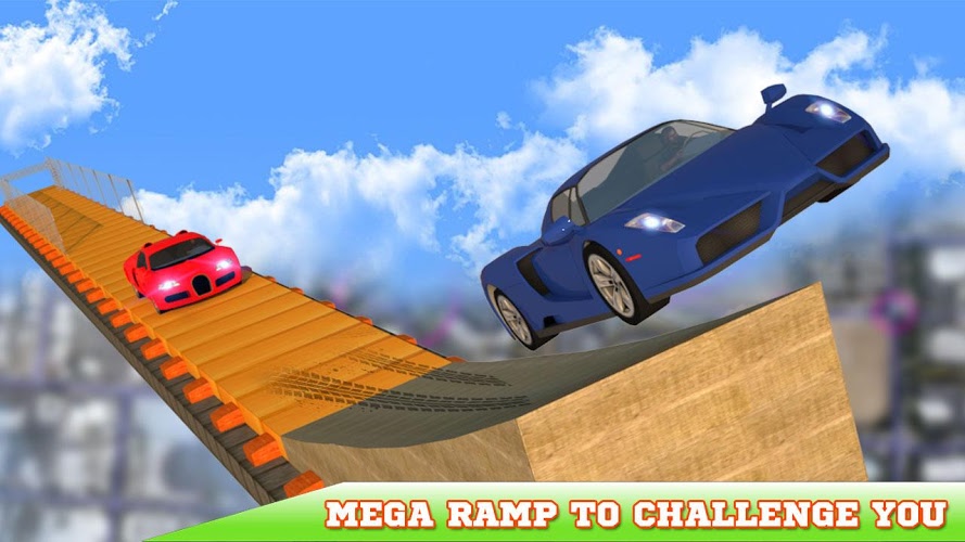 Mega-ramp car driver simulator截图2