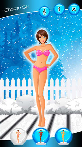 Winter Fashion Dress Up Games截图2