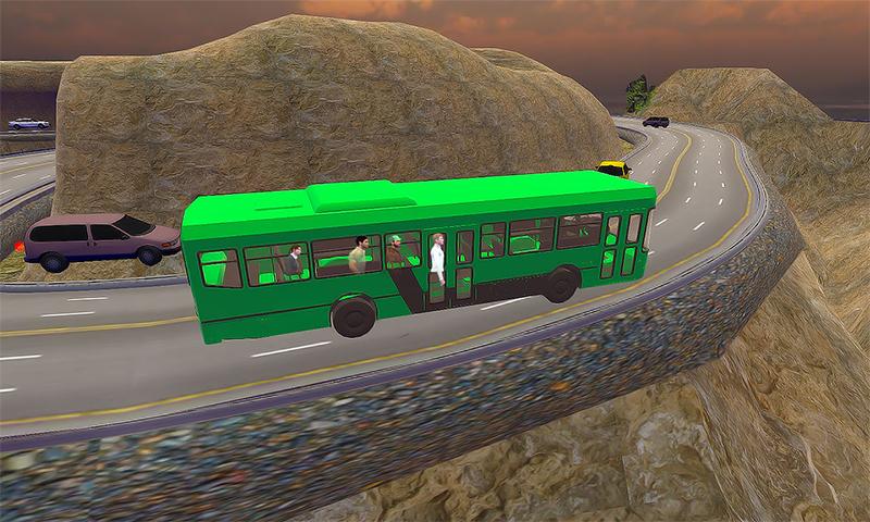 Offroad Hill Bus Driving 3D截图2