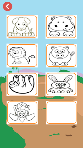 funny animals coloring book截图2