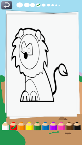 funny animals coloring book截图5