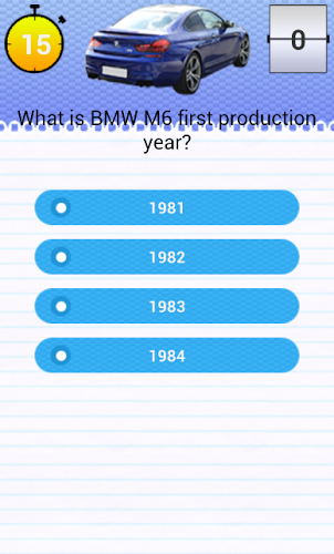 Quiz for BMW M6 Fans截图3