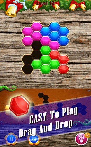 Hexa Block!! Connect Puzzle截图3