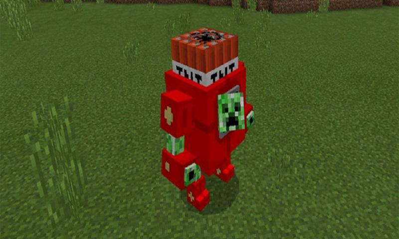 Mega creeper addon for MCPE截图1