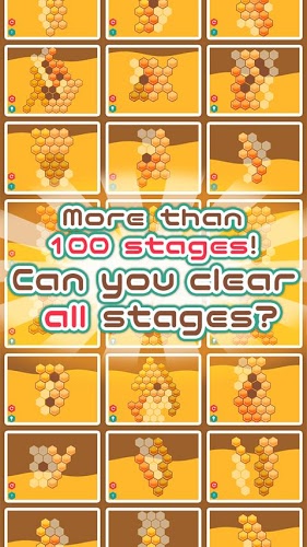 ハメコム ハニカム -ブロックパズルゲーム-截图3