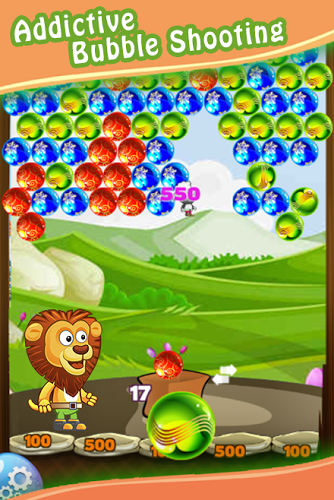 Lion Bubble Shooter Zoo截图5