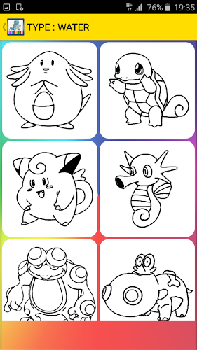 Coloring Pages for Pokem截图4