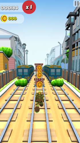 Turtle Subway-Ninja Surf截图2