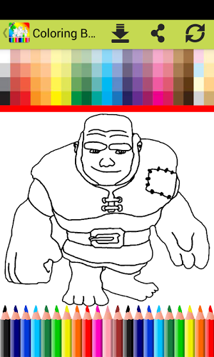 Coloring Book For CLASH Fans截图2