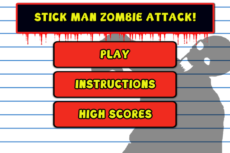 Stick Man Zombie Attack截图3