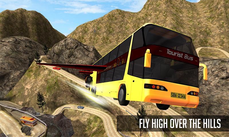 OffRoad Flying Bus Simulator截图4