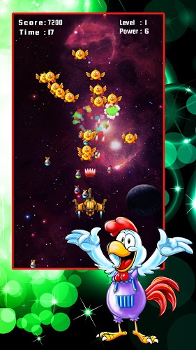 Chicken Shooter: Space Defense截图3