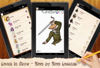 Learn to Draw Ninja Heroes Shadow Fight截图1