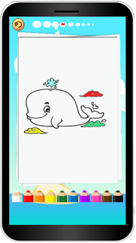 Ocean Animals Coloring Book截图3