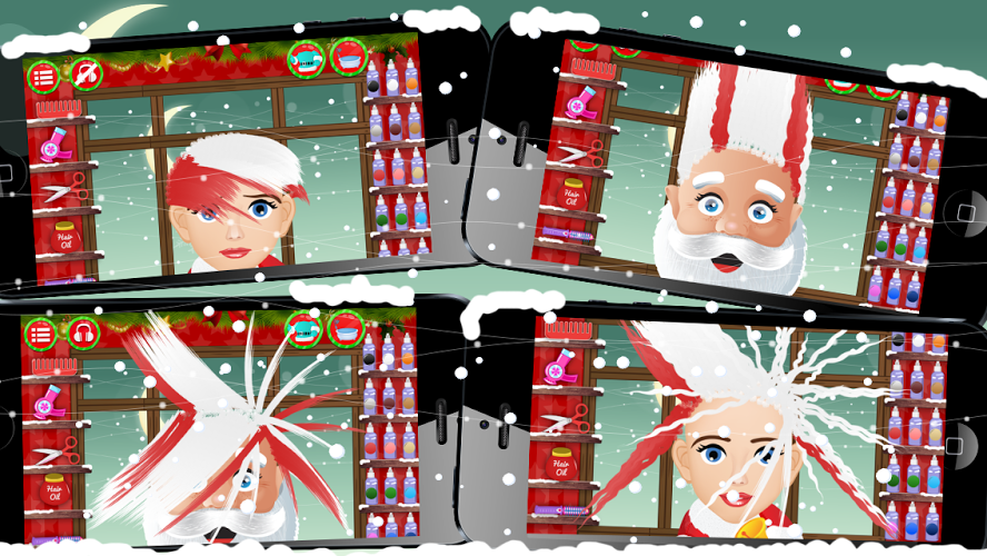 Santa Hair Saloon Lite截图3