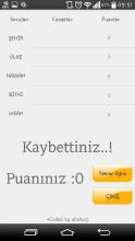 İsim Şehir Hayvan Bitki Oyunu截图4