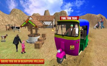 City Tuk Tuk Auto Rickshaw Taxi Driver 3D截图3