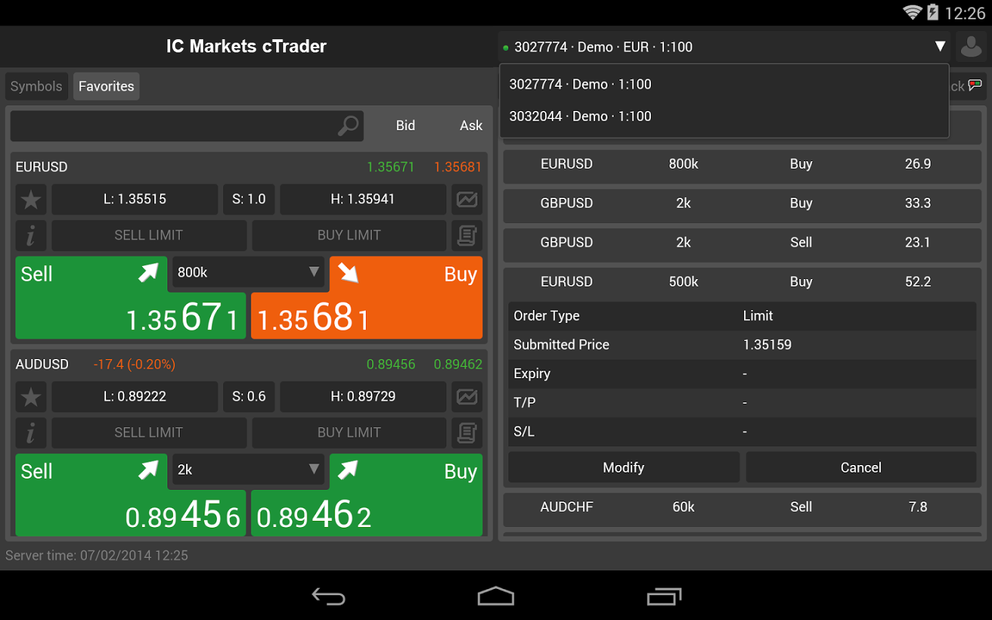 IC Markets cTrader截图6