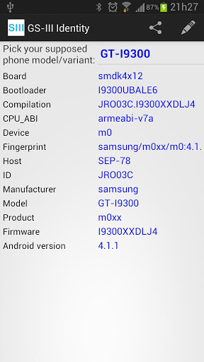 Galaxy SIII Identity截图2