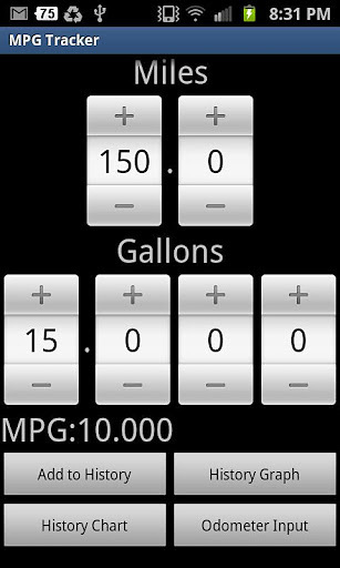 MPG Tracker截图4