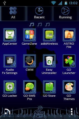 GO Launcher EX Music Theme截图3